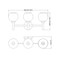 Z-Lite Sutton Vanity, 3-Light, 23.75 In.W x 7 In.L x 10.25 In.H, Brushed Nickel/Clear 7502-3V-BN - alternate 4
